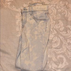 Acid wash style jeans